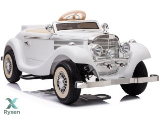Auto Na Akumulator Mercedes Benz 540K Klasyk Premium Światła LED MP3 Biały