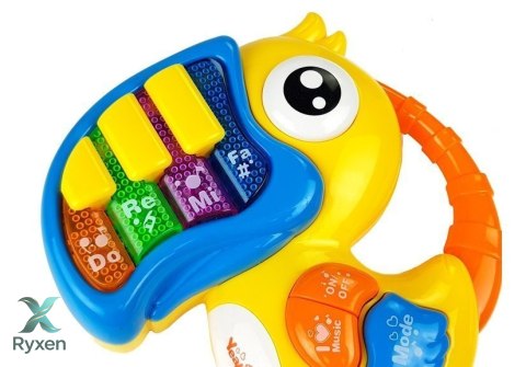 Pianinko i Gitara na Baterie Papuga Rybka