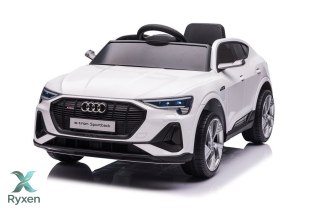 Auto Na Akumulator Audi E- Tron Białe QLS-6688 Światła LED MP3