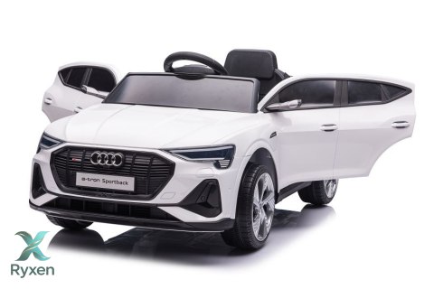 Auto Na Akumulator Audi E- Tron Białe QLS-6688 Światła LED MP3
