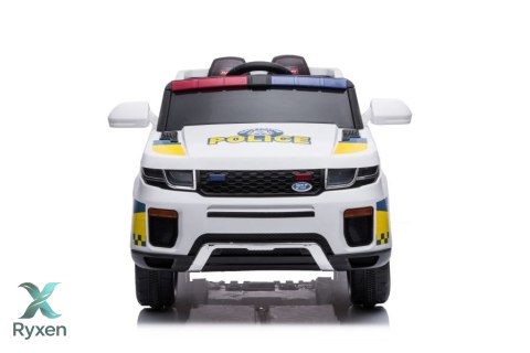 Auto Na Akumulator BBH-021 Światła LED Muzyka Pilot Policyjne Białe