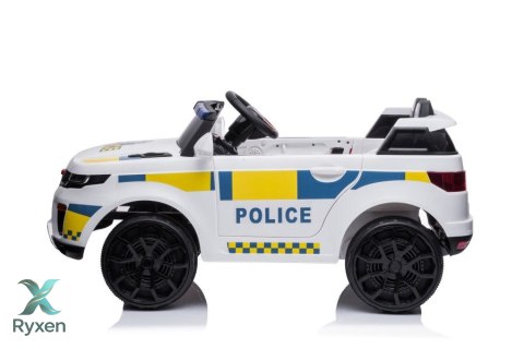 Auto Na Akumulator BBH-021 Światła LED Muzyka Pilot Policyjne Białe