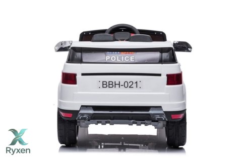 Auto Na Akumulator BBH-021 Światła LED Muzyka Pilot Policyjne Białe
