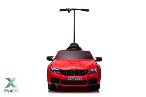 Auto Na Akumulator BMW M5 Z Platformą Dla Rodzica Czerwone Lakierowane