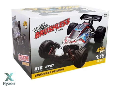Auto Terenowe Buggy Zdalnie Sterowane 1:18 Żółty ENOZE 9303E 45 km/h