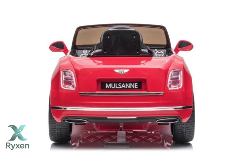 Auto Na Akumulator Bentley Mulsanne Czerwony Lakierowany