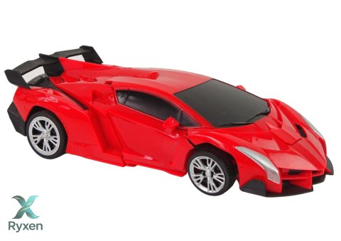 Auto Robot 2w1 Pilot R/C Zdalnie sterowane Czerwony