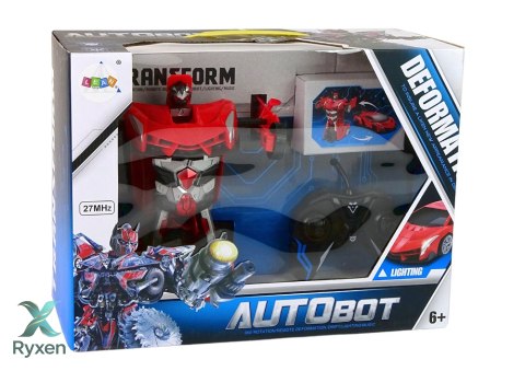 Auto Robot 2w1 Pilot R/C Zdalnie sterowane Czerwony
