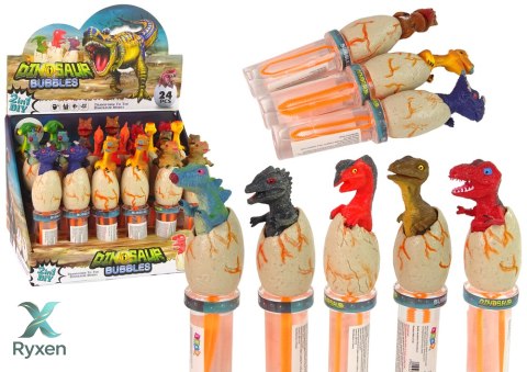 Bańki Mydlane Dinozaury 18 cm Różne Kolory