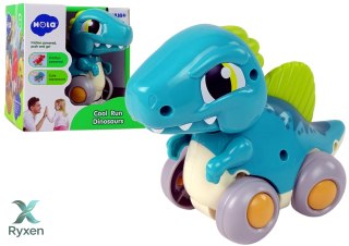 Dinozaur Na Kółkach Niebieski Figurka Spinosaurus