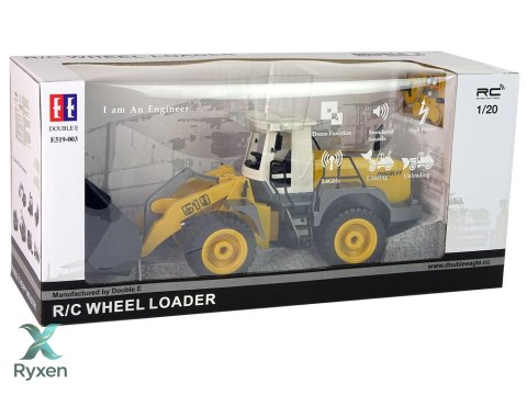 Koparka Zdalnie Sterowana Ładowarka R/C 1:20 Unoszone Ramię