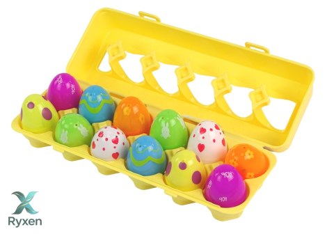 Zestaw Jajka Wielkanocne Squishy 12 Sztuk