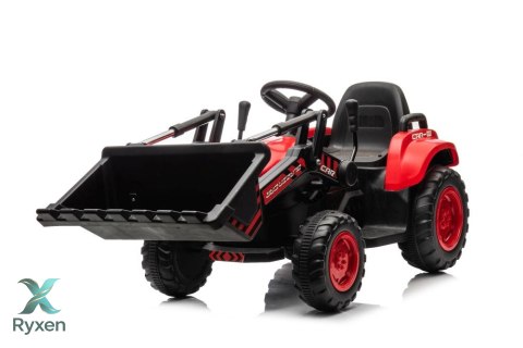 Traktor Na Akumulator Z łyżką BW-X002A Czerwony