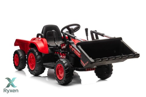 Traktor Na Akumulator Z łyżką BW-X002A Czerwony