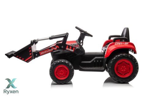 Traktor Na Akumulator Z łyżką BW-X002A Czerwony
