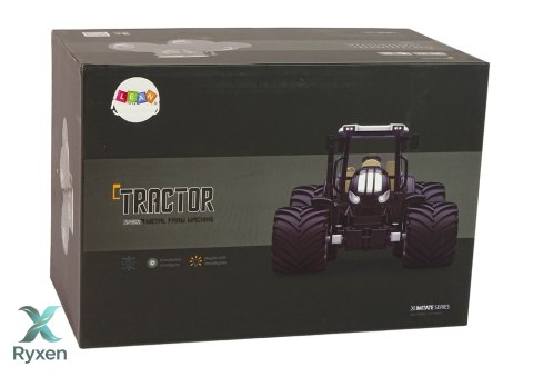 Traktor Zdalnie Sterowany R/C Czarny 2,4G Metal