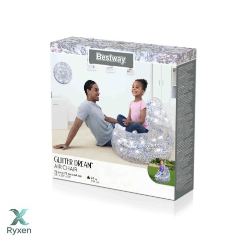 Dmuchany Fotel Brokatowy 72 x 72 x 64 cm Bestway 75105