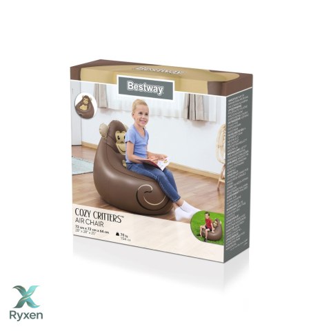 Dmuchany Fotel Małpka 72 x 72 x 64 cm Bestway 75116
