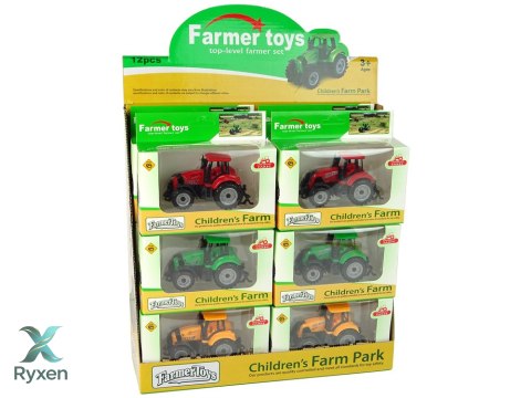 Pojazd Rolniczy Traktor Farma Duże Koła 3 Kolory