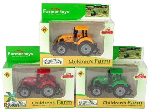 Pojazd Rolniczy Traktor Farma Duże Koła 3 Kolory
