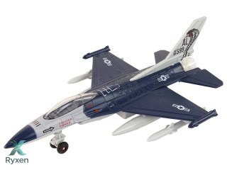 Samolot Napęd Frykcyjny Światła Dźwięki 1:72 Granatowy