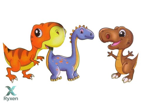 Wykluwające się Magiczne Jajko Dinozaura Rosnące 6 cm Kolory