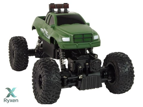 Zdalnie Sterowane Auto R/C 2.4 GHz 1:18 Zielone