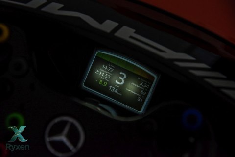 Auto Na Akumulator Mercedes AMG GT3 Pomarańczowy