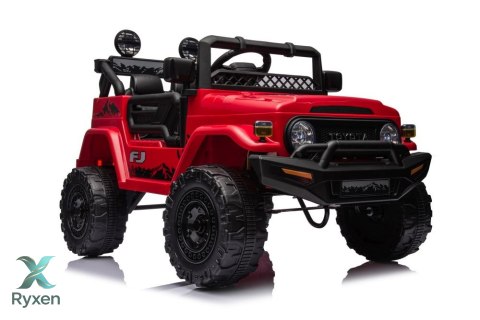 Auto Na Akumulator Toyota FJ Czerwone 4x4