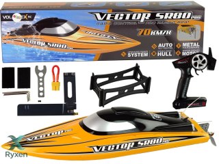 Łódź Motorówka R/C Brushless ARTR SR 80 PRO 74 km/ h Żółta