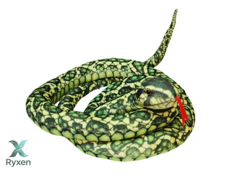 Maskotka Pluszowa Wąż Zielony 300 cm