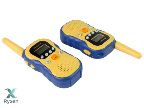 Zestaw Walkie Talkies Krótkofalówki Dla Dzieci Żółte 2 Szt.