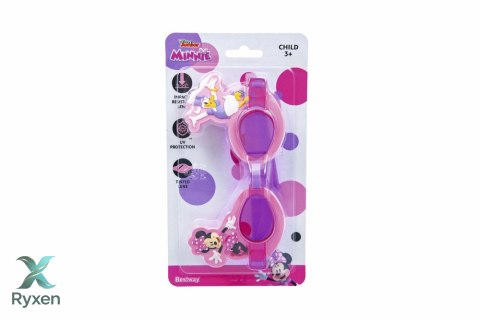Okulary Do Pływania Myszka Minnie Różowe Bestway 9102T