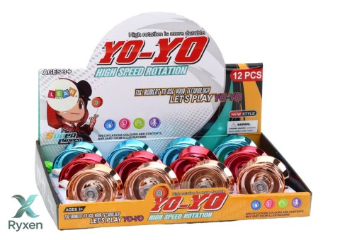 Yoyo Aluminiowe Klasyczne Jojo Niebieski Złoty Czerwony