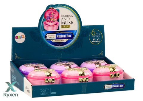 Zestaw Kuferek Szkatułka Serduszko Pudełko Na Biżuterię Akcesoria MIX