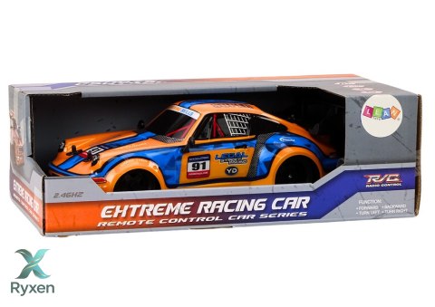 Autko Zdalnie Sterowane RC 1:16 Gumowe Koła Drift Pomarańczowy