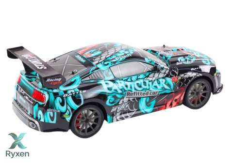 Duże Auto Sportowe Zdalnie Sterowane RC 1:8 Światła Dźwięki Graffiti