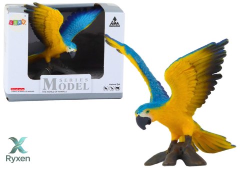 Figurka Papuga Ara Ararauna 7 cm Niebiesko-Żółta