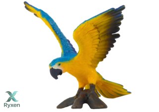 Figurka Papuga Ara Ararauna 7 cm Niebiesko-Żółta
