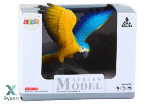 Figurka Papuga Ara Ararauna 7 cm Niebiesko-Żółta