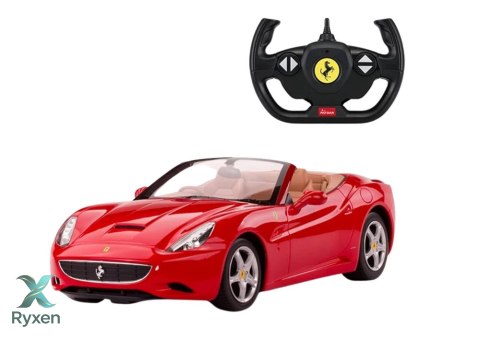 Auto Ferrari California Samochód Zdalnie Sterowany RC Czerwony 1:24