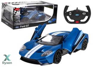 Auto RC Model Zdalnie Sterowany Ford GT 1:14 Otwierane Drzwi Niebieski