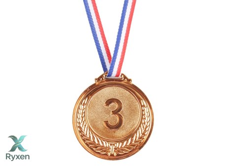 Brązowy Medal Trzecie Miejsce Nagroda Trofeum Cynkowy 6,5cm