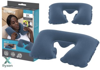 Dmuchana Poduszka Podróżna 46 x 28 cm Rogal Niebieska Bestway 67006
