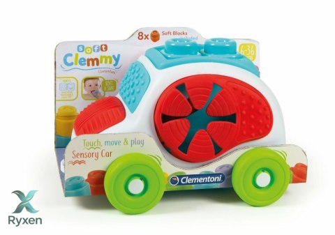 Clemmy Autko Sensoryczne z Klockami Sorter Clementoni 17315