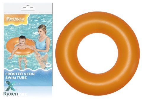 Dmuchane Koło Do Pływania Pomarańczowe 76 cm Bestway 36024