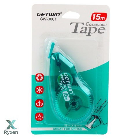 Korektor W Taśmie Myszka Szkolny Biurowy 15m x 5mm Zielony
