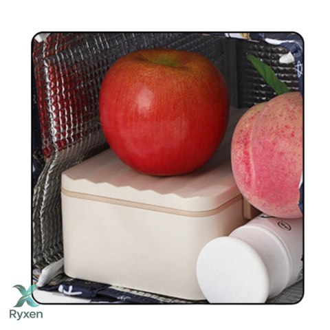 Torba Termiczna Izolacyjna Śniadaniowa Lunch Bag Kot Granatowa 23cm