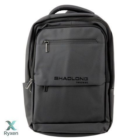 Plecak Miejski Biznesowy USB Kieszeń Na Laptopa Czarny 16L 41cm