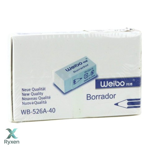 Gumka Do Mazania Biała Szkolna Biurowa WB-526A-40 3,5cm